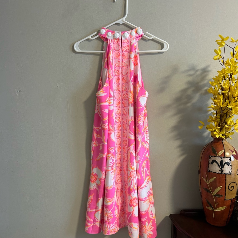 Lilly Pulitzer Vibrant Pink Floral Dress